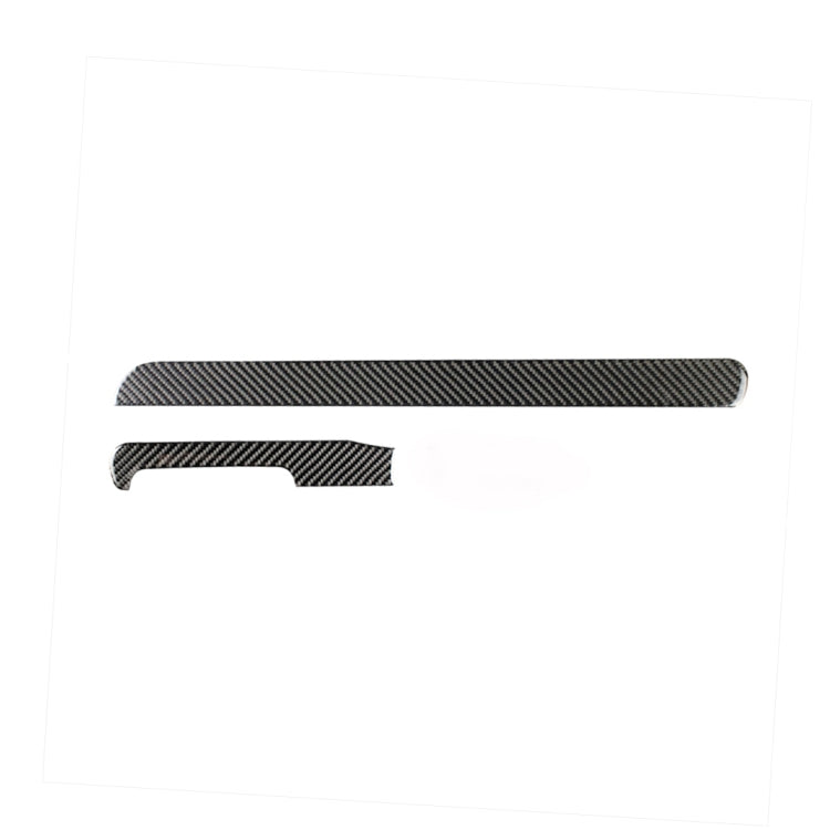 Adesivo decorativo per striscia di controllo centrale per auto in fibra di carbonio per Volkswagen Golf 6 2008-2012, guida a sinistra, Central Control Strip, Left Driving