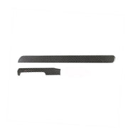 Adesivo decorativo per striscia di controllo centrale per auto in fibra di carbonio per Volkswagen Golf 6 2008-2012, guida a sinistra, Central Control Strip, Left Driving