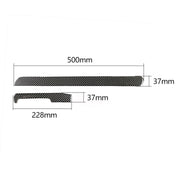 Adesivo decorativo per striscia di controllo centrale per auto in fibra di carbonio per Volkswagen Golf 6 2008-2012, guida a sinistra, Central Control Strip, Left Driving