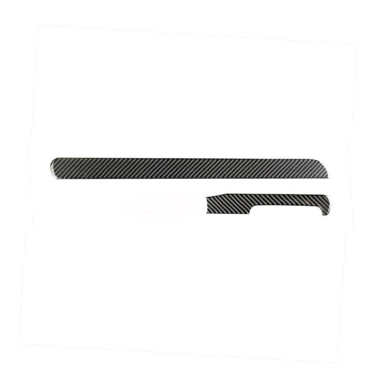 Adesivo decorativo per striscia di controllo centrale per auto in fibra di carbonio per Volkswagen Golf 6 2008-2012, guida a destra, Central Control Strip, Right Driving