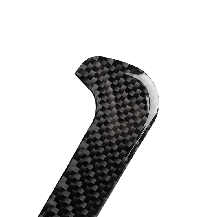 Adesivo decorativo per striscia di controllo centrale per auto in fibra di carbonio per Volkswagen Golf 6 2008-2012, guida a destra, Central Control Strip, Right Driving