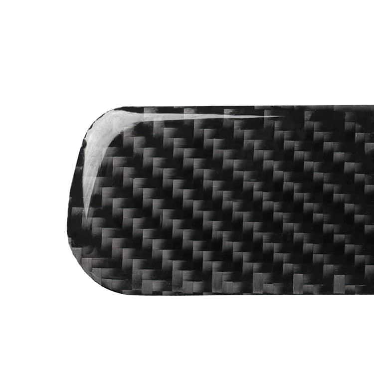 Adesivo decorativo per striscia di controllo centrale per auto in fibra di carbonio per Volkswagen Golf 6 2008-2012, guida a destra, Central Control Strip, Right Driving