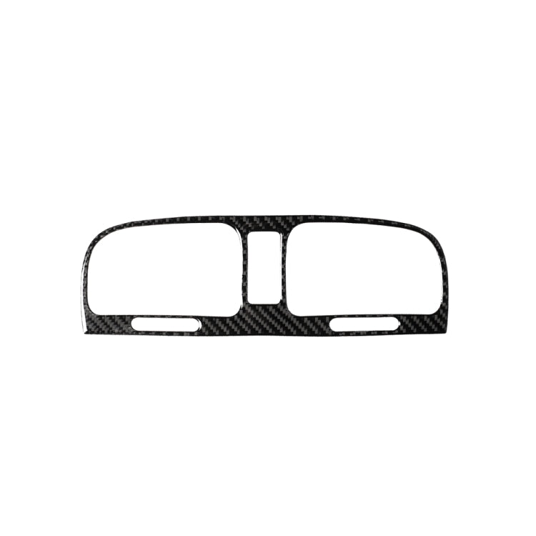 Adesivo decorativo per presa d'aria centrale per auto in fibra di carbonio per Volkswagen Golf 6 2008-2012, Middle Air Outlet