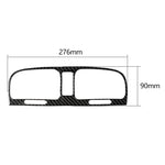 Adesivo decorativo per presa d'aria centrale per auto in fibra di carbonio per Volkswagen Golf 6 2008-2012, Middle Air Outlet