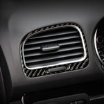 Adesivo decorativo per presa d'aria sinistra destra per auto in fibra di carbonio per Volkswagen Golf 6 2008-2012, Left Right Air Outlet