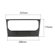 Adesivo decorativo per pannello aria condizionata per auto in fibra di carbonio per Volkswagen Golf 6 2008-2012, Air Conditioning Panel