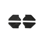 Adesivo decorativo per pannello interno della ciotola della porta interna dell'auto in fibra di carbonio per Volkswagen Golf 6 2008-2012, Inner Door Bowl Panel
