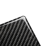 Adesivo decorativo per pannello posacenere per auto in fibra di carbonio per Volkswagen Golf 6 2008-2012, Ashtray Panel