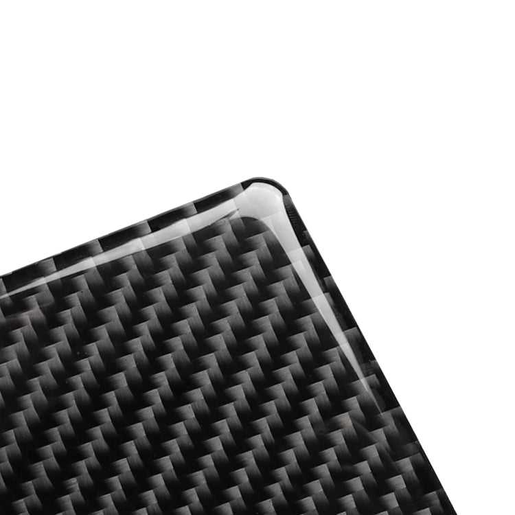 Adesivo decorativo per pannello posacenere per auto in fibra di carbonio per Volkswagen Golf 6 2008-2012, Ashtray Panel