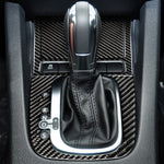 Adesivo decorativo per pannello posacenere per auto in fibra di carbonio per Volkswagen Golf 6 2008-2012, Ashtray Panel