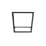 Adesivo decorativo per telaio posacenere per auto in fibra di carbonio per Volkswagen Golf 6 2008-2012, Ashtray Frame