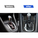 Adesivo decorativo per telaio posacenere per auto in fibra di carbonio per Volkswagen Golf 6 2008-2012, Ashtray Frame