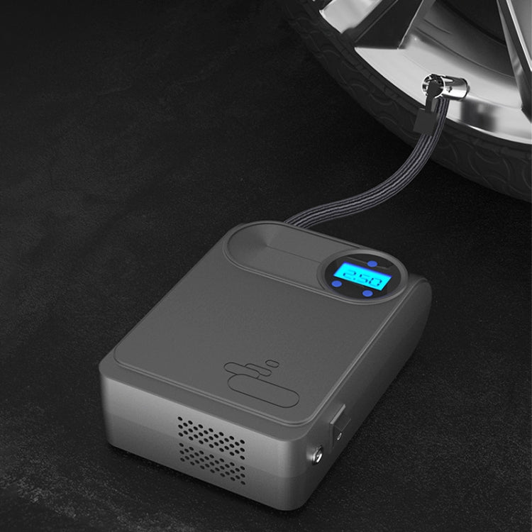 Stile pompa d'aria portatile per pneumatici per auto da 12 V: versione con display digitale, Digital Display Version