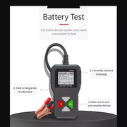Analizzatore tester batteria BM550 6V / 12V / 24V 3 in 1 Rilevatore durata batteria, BM550