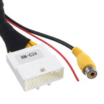 Cavo adattatore RCA per telecamera di parcheggio retromarcia con interruttore di ingresso video a 24 pin per auto Renault, For Renault
