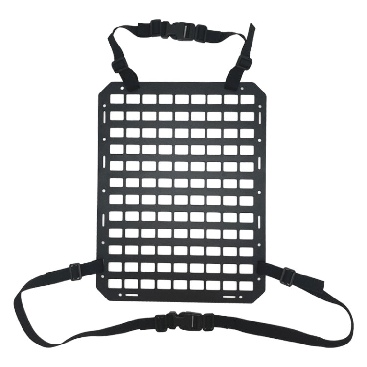 Portaoggetti per pannello Molle per organizer rigido per schienale del sedile dell'auto, Storage Rack