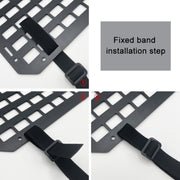 Portaoggetti per pannello Molle per organizer rigido per schienale del sedile dell'auto, Storage Rack