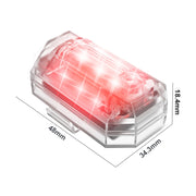 Luce stroboscopica multimodale super impermeabile per moto con telecomando wireless, Multi-Mode Strobe Light w