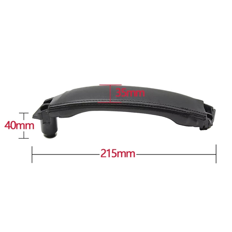 Per Land Rover Discovery 2015-2019 Maniglia interna smerigliata per porta interna destra LR076163, guida a sinistra, Frosted Right Handle