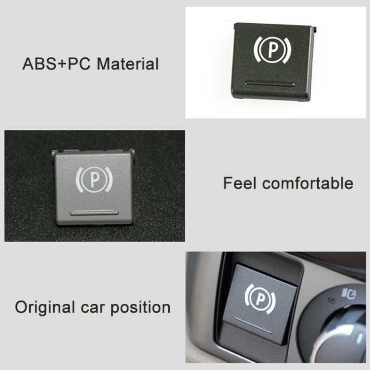 Per BMW Serie 7 Copertura interruttore di parcheggio automatico Freno a mano Tasto P 6131 6949 933-1, For BMW 7 Series