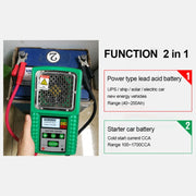DUOYI DY226A Tester di capacità digitale per ricarica batteria per auto 3 in 1 CCA, DY226A