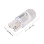 50 pezzi T10 DC24V / 0,36 W / 0,03 A Lampada COB per luci di ingombro per auto, DC24V (Ice Blue Light), DC24V (Blue Light), DC24V (Pink Light), DC24V (Green Light), DC24V (Red Light), DC24V (White Light), DC24V (Yellow Light)