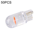 50 pezzi T10 DC24V / 0,36 W / 0,03 A Lampada COB per luci di ingombro per auto, DC24V (Ice Blue Light), DC24V (Blue Light), DC24V (Pink Light), DC24V (Green Light), DC24V (Red Light), DC24V (White Light), DC24V (Yellow Light)