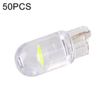 50 pezzi T10 DC24V / 0,36 W / 0,03 A Lampada COB per luci di ingombro per auto, DC24V (Ice Blue Light), DC24V (Blue Light), DC24V (Pink Light), DC24V (Green Light), DC24V (Red Light), DC24V (White Light), DC24V (Yellow Light)