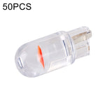50 pezzi T10 DC24V / 0,36 W / 0,03 A Lampada COB per luci di ingombro per auto, DC24V (Ice Blue Light), DC24V (Blue Light), DC24V (Pink Light), DC24V (Green Light), DC24V (Red Light), DC24V (White Light), DC24V (Yellow Light)