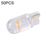 50 pezzi T10 DC24V / 0,36 W / 0,03 A Lampada COB per luci di ingombro per auto, DC24V (Ice Blue Light), DC24V (Blue Light), DC24V (Pink Light), DC24V (Green Light), DC24V (Red Light), DC24V (White Light), DC24V (Yellow Light)