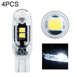 4 pezzi T10 DC12V / 0,84 W / 0,07 A / 150LM Luce di ingombro per auto 5 LED SMD-3030 Perline lampada con lente