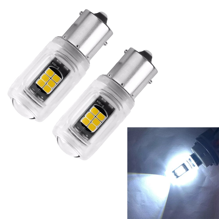 2 pezzi 1156 DC12V / 2,16 W / 0,18 A / 480LM Indicatori di direzione a LED per auto, 1156 (Red Light), 1156 (White Light), 1156 (Yellow Light)
