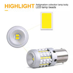 2 pezzi 1156 IC12-28V / 16,68 W / 1,39 A Auto 3020EMC-26 Indicatore di direzione a corrente costante e tensione ampia, 1156 (White Light), 1156 (Yellow Light)