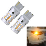2 pezzi 7440 IC12-28V / 16,68 W / 1,39 A Auto 3020EMC-26 Indicatore di direzione a corrente costante e tensione ampia, 7440 (White Light), 7440 (Yellow Light)