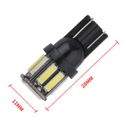 10 pezzi T10 DC12V / 0,96 W / 0,08 A Luce di ingombro per auto 10 LED SMD-7020 Perline lampada