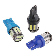 10 pezzi T10 DC12V / 0,96 W / 0,08 A Luce di ingombro per auto 10 LED SMD-7020 Perline lampada