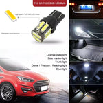 10 pezzi T10 DC12V / 0,96 W / 0,08 A Luce di ingombro per auto 10 LED SMD-7020 Perline lampada