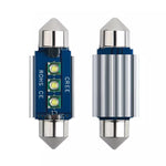 2 pezzi 36mm IC12V / 2,76 W / 0,23 A / 300LM 3 LED SMD Lampada da lettura per auto Dome Light, 36mm
