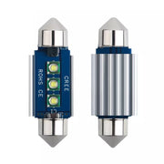 2 pezzi 36mm IC12V / 2,76 W / 0,23 A / 300LM 3 LED SMD Lampada da lettura per auto Dome Light, 36mm