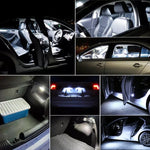 2 pezzi 41mm IC12V / 2,76 W / 0,23 A / 300LM 3 LED SMD Lampada da lettura per auto Dome Light, 41mm