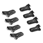 8 pezzi di copertura protettiva per cerniera della porta laterale in ABS automobilistico per Jeep Wrangler JL 4 porte 2018-2019