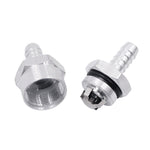 Valvola di non ritorno unidirezionale per benzina in lega di alluminio per auto da 8 mm, 8mm Silver
