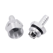 Valvola di non ritorno unidirezionale per benzina in lega di alluminio per auto da 12 mm, 12mm Silver