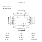 Registratore di guida per auto con visione notturna a infrarossi HD con doppia fotocamera anteriore e interna F9 per auto, Car Front and Inner