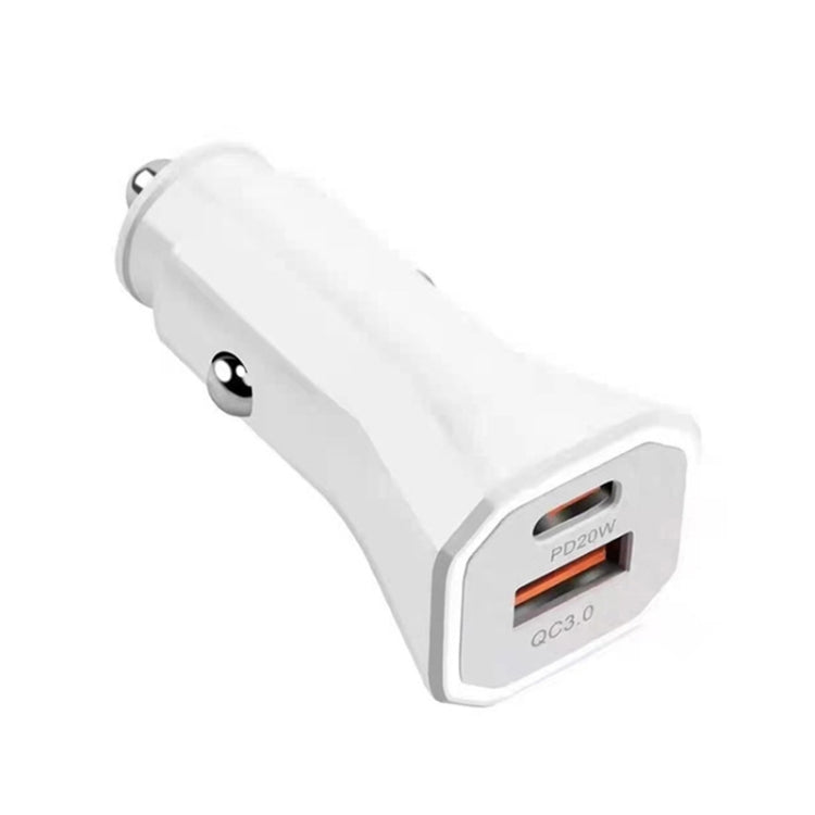 PD + QC3.0 Accendisigari per auto con caricatore rapido quadrato 2 in 1, Car Square Charger