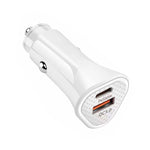 PD + QC3.0 Accendisigari per auto con caricatore rapido triangolare 2 in 1, Car Triangle Charger