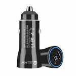 Accendisigari per auto con caricatore rapido 2 in 1 Dual PD da 2 pezzi da 40 W, 40W Black, 40W White