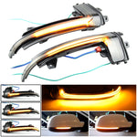 1 paio per Audi A4 B8.5 Car Dynamic LED Indicatori di direzione Specchietto retrovisore Lampeggiatore Acqua Lampeggiante, For Audi A4 B8.5