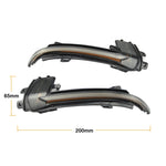 1 paio per Audi A4 B8.5 Car Dynamic LED Indicatori di direzione Specchietto retrovisore Lampeggiatore Acqua Lampeggiante, For Audi A4 B8.5