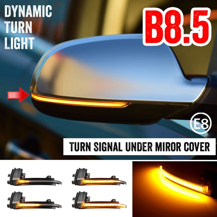 1 paio per Audi A4 B8.5 Car Dynamic LED Indicatori di direzione Specchietto retrovisore Lampeggiatore Acqua Lampeggiante, For Audi A4 B8.5